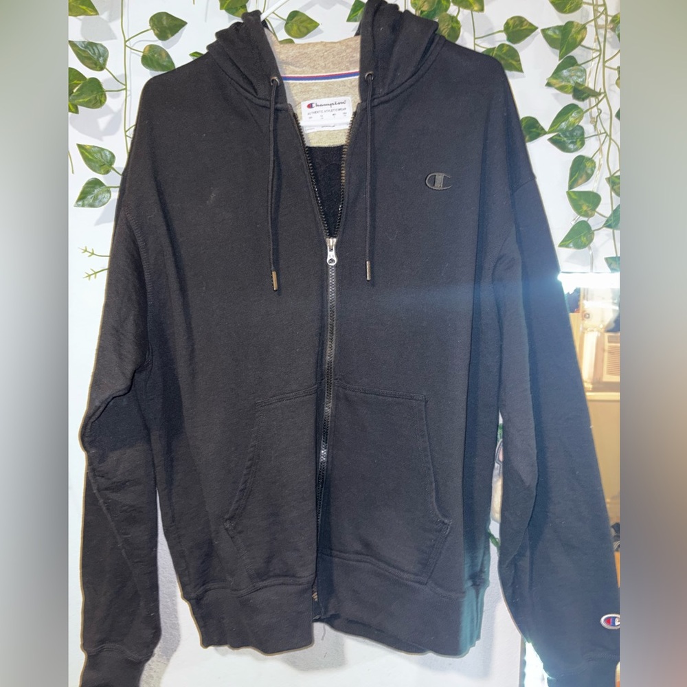 Champion Black Full-Zip Hoodie